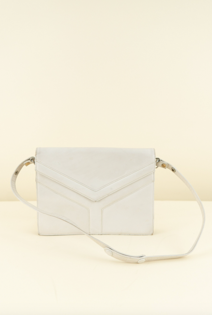 Saint Laurent Leather Envelope Shoulder Bag (vintage)