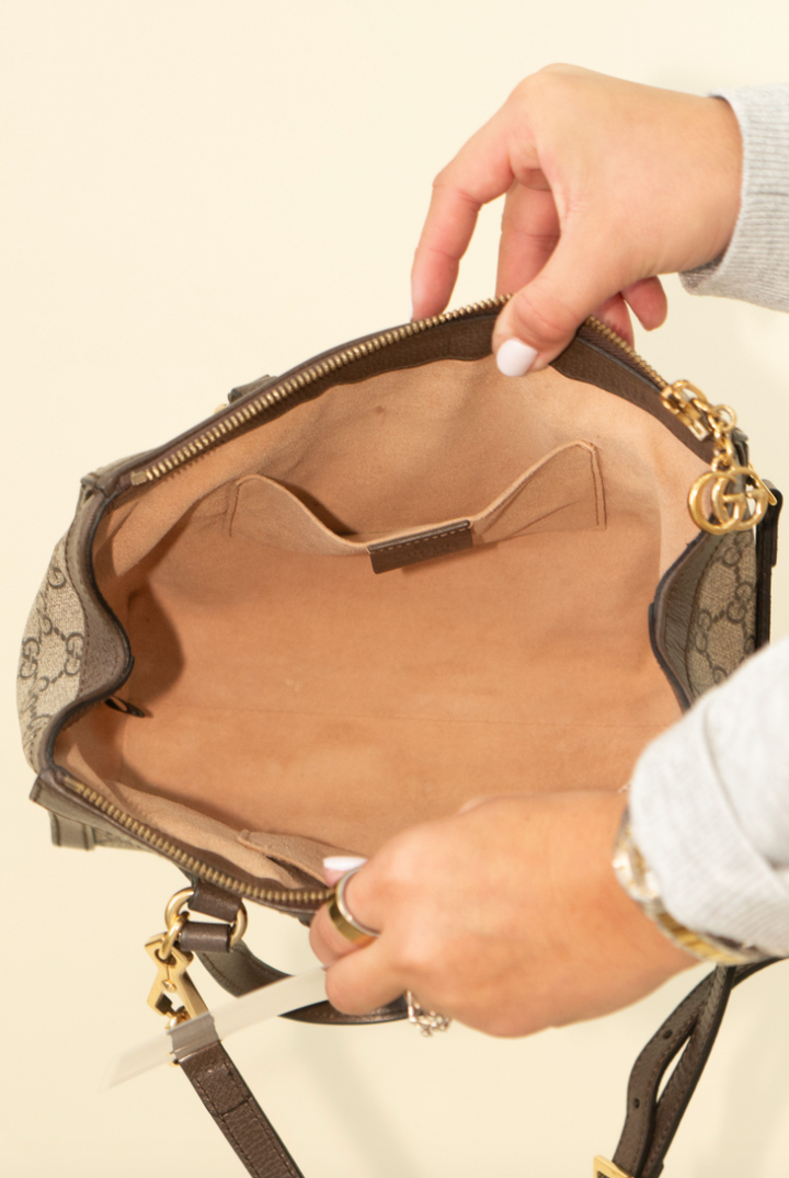 Gucci GG Supreme Monogram Ophidia Tote, Small