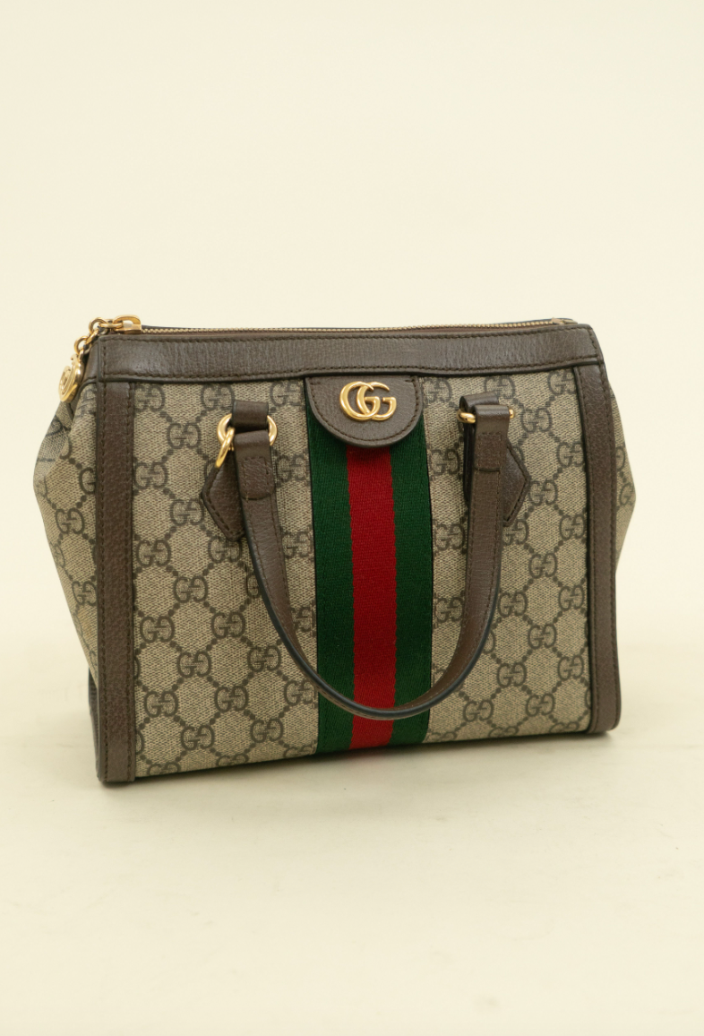 Gucci GG Supreme Monogram Ophidia Tote, Small