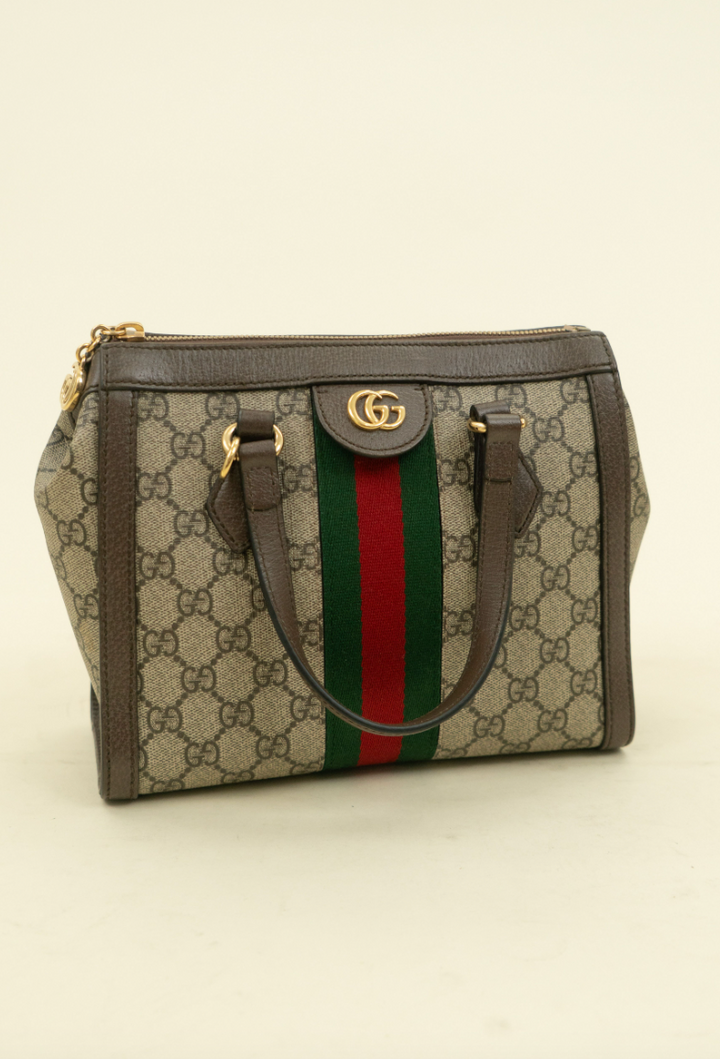 Gucci GG Supreme Monogram Ophidia Tote, Small