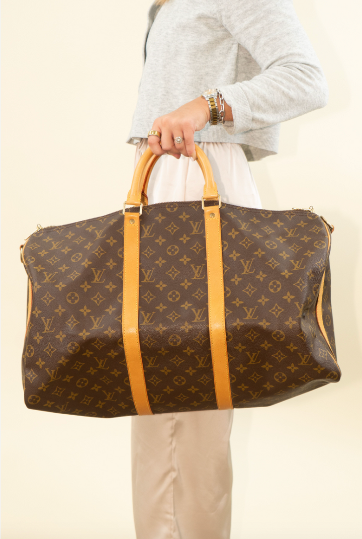 Louis Vuitton Monogram Keepall 50 (vintage; current retail $2,710)