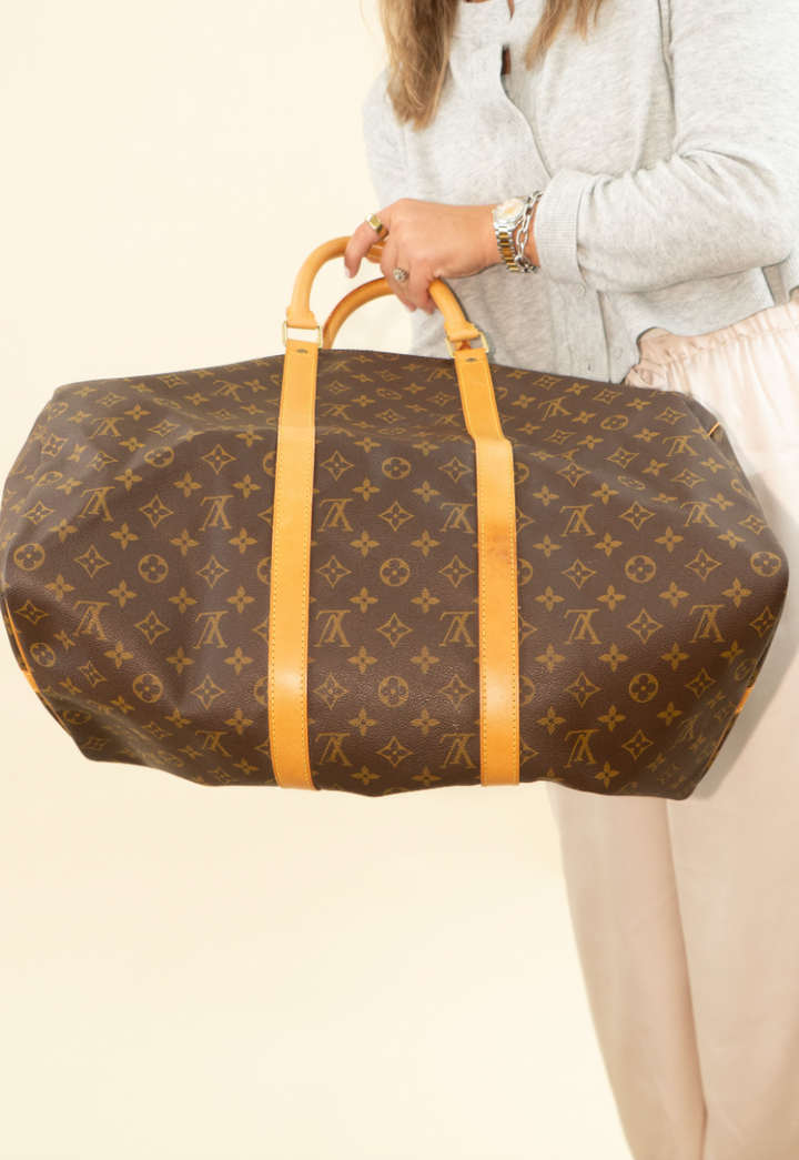 Louis Vuitton Monogram Keepall 50 (vintage; current retail $2,710)