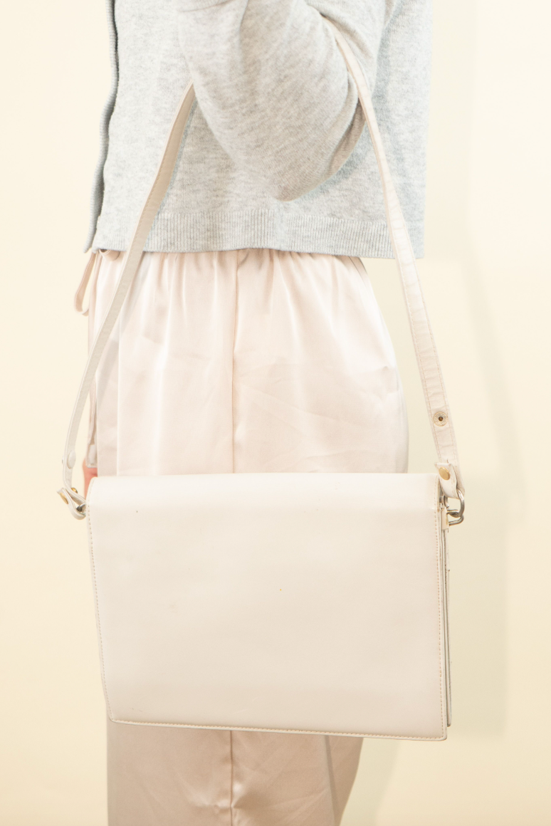 Saint Laurent Leather Envelope Shoulder Bag (vintage)