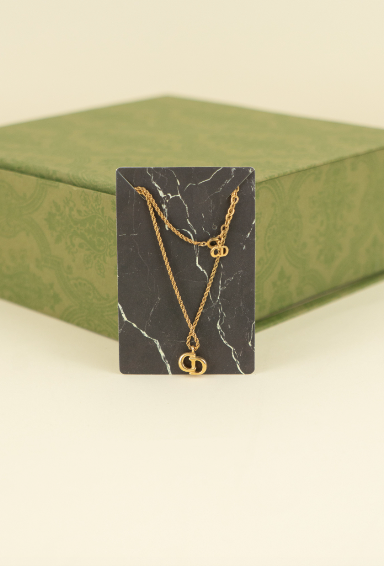 Dior Logo Necklace (vintage)