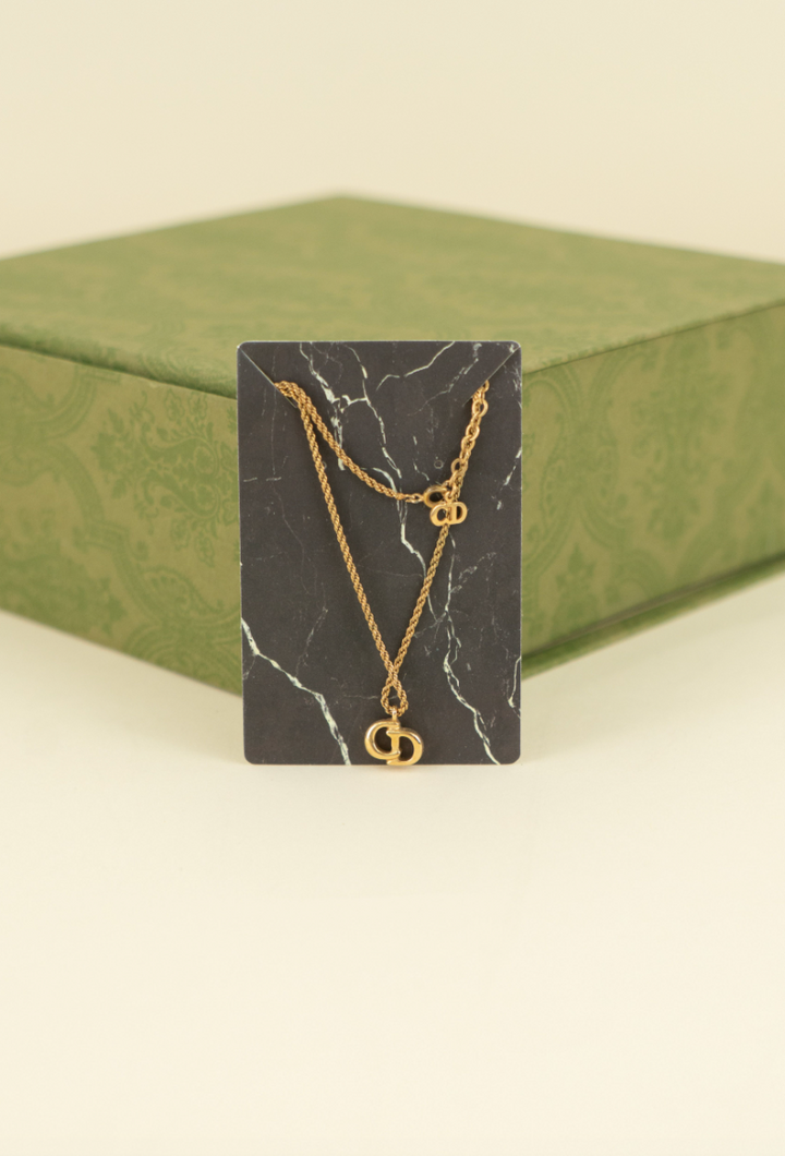 Dior Logo Necklace (vintage)
