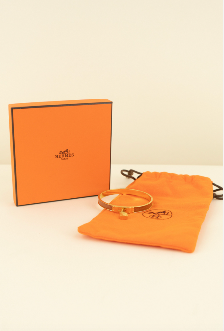 Hermes Kelly Cadena H Lock Bangle Bracelet (vintage)