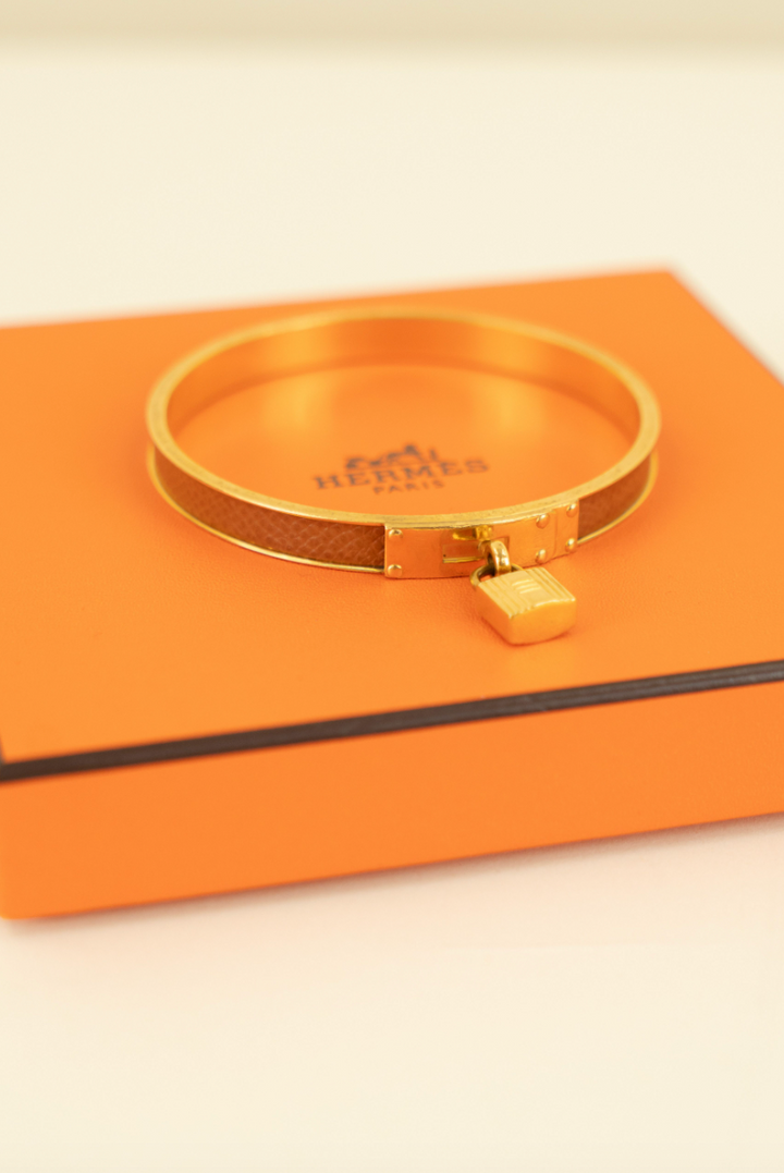 Hermes Kelly Cadena H Lock Bangle Bracelet (vintage)