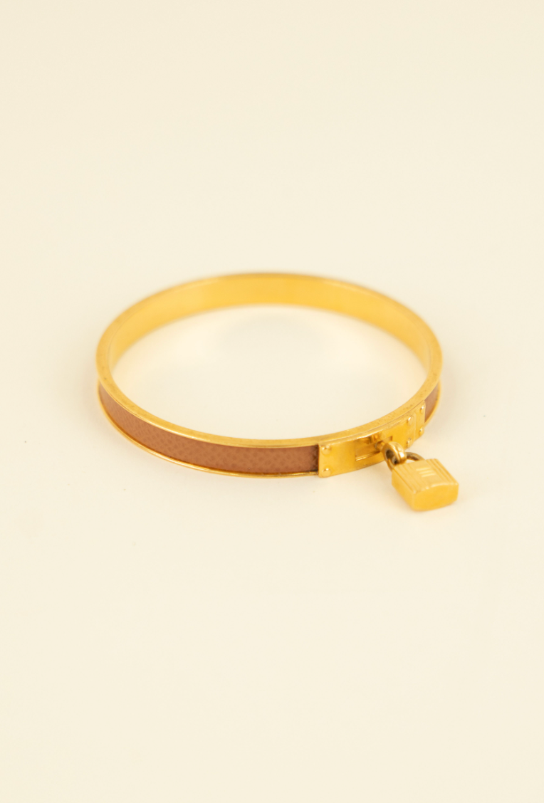 Hermes Kelly Cadena H Lock Bangle Bracelet (vintage)
