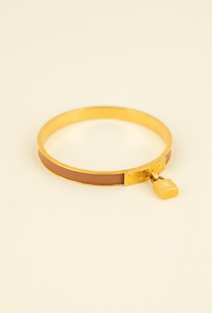 Hermes Kelly Cadena H Lock Bangle Bracelet (vintage)