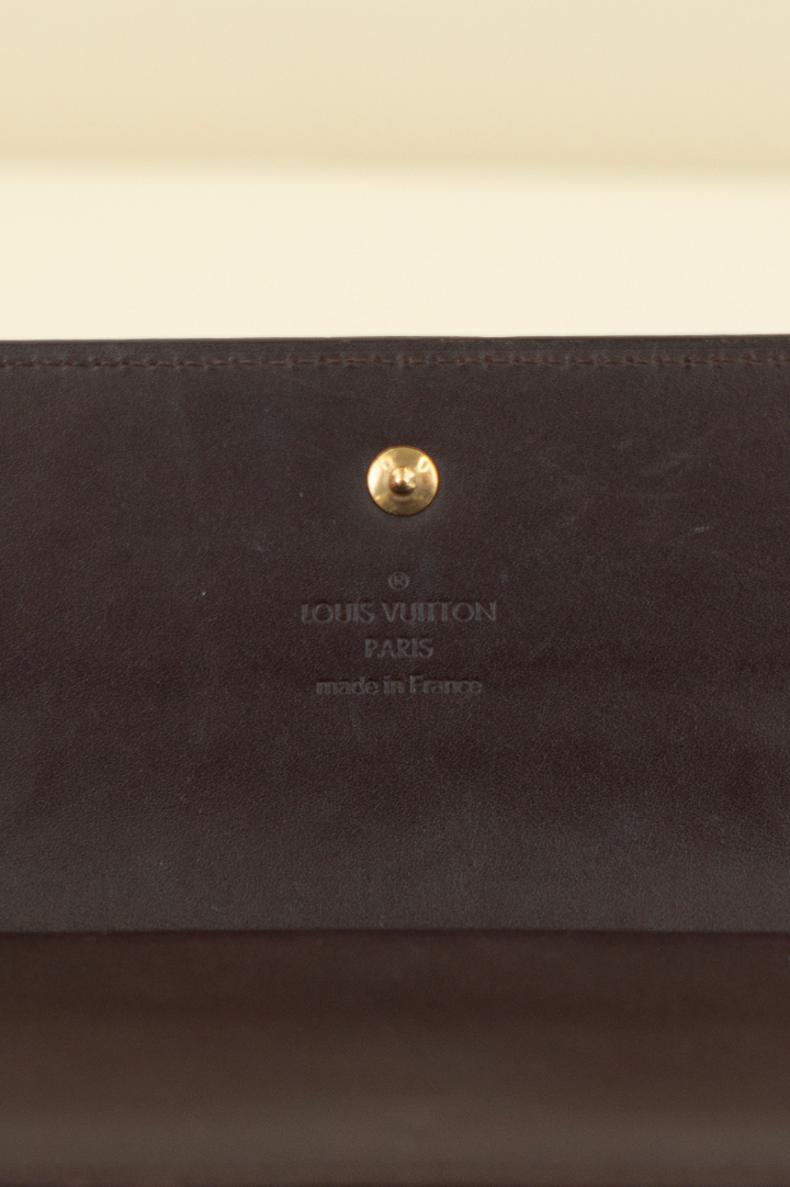 Louis Vuitton Amarante Monogram Vernis Sarah Wallet