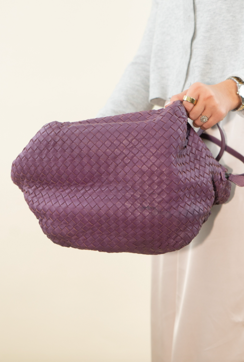 Bottega Veneta Nappa Intrecciato Parachute Leather Tote (est. retail $3,200)