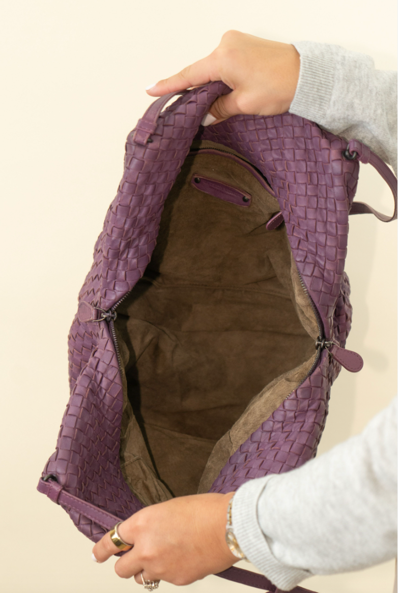 Bottega Veneta Nappa Intrecciato Parachute Leather Tote (est. retail $3,200)