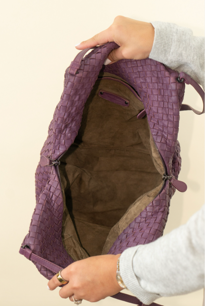 Bottega Veneta Nappa Intrecciato Parachute Leather Tote (est. retail $3,200)