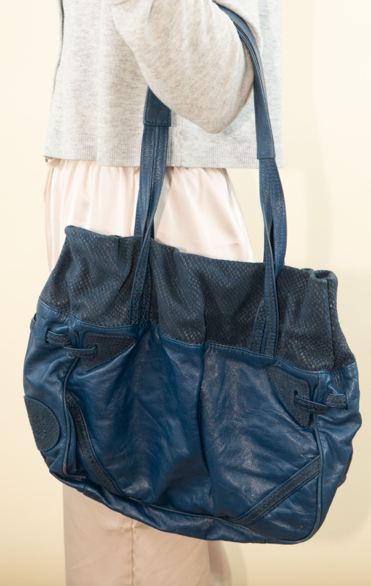 See by Chloe Drawstring Leather Tote Bag