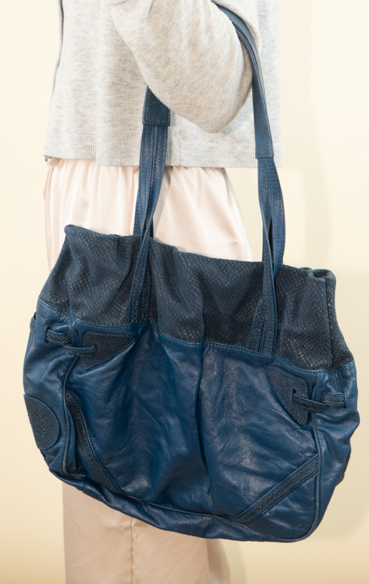 See by Chloe Drawstring Leather Tote Bag