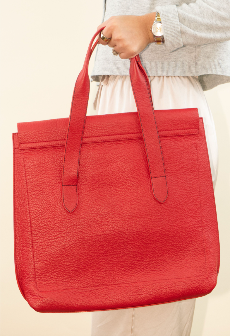 Loewe Anagram Slap Top Briefcase Bag (retail $2,350)