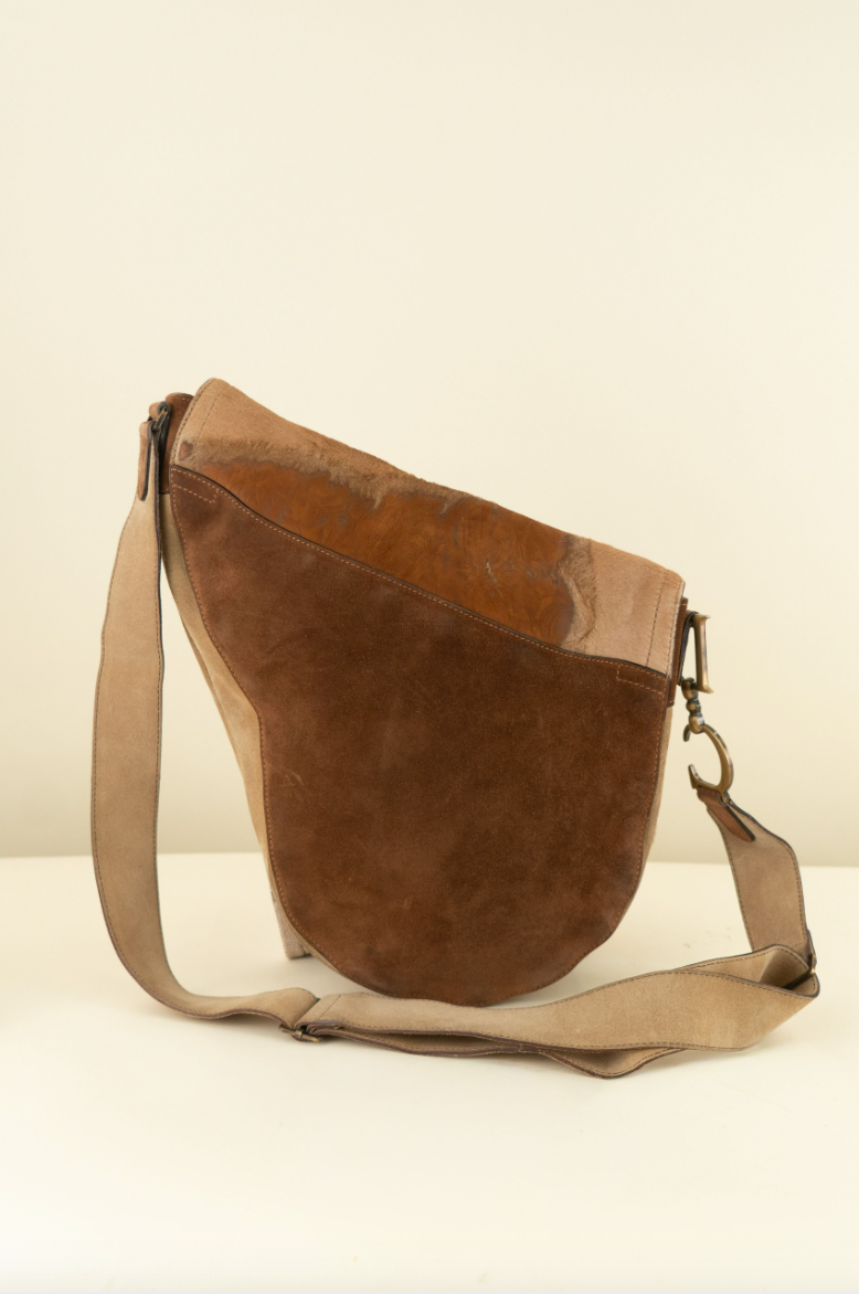Dior Pony Hair Large Saddle Bag, Limited Edition (retail $5,795)