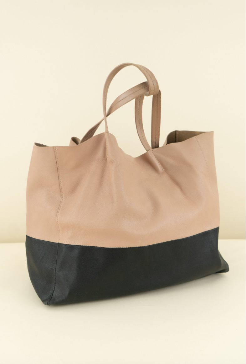 Celine Cabas Leather Tote