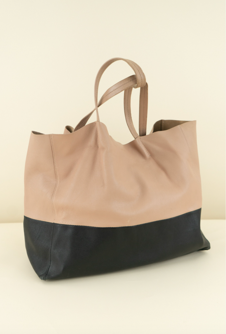 Celine Cabas Leather Tote