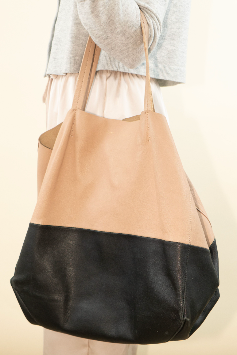 Celine Cabas Leather Tote