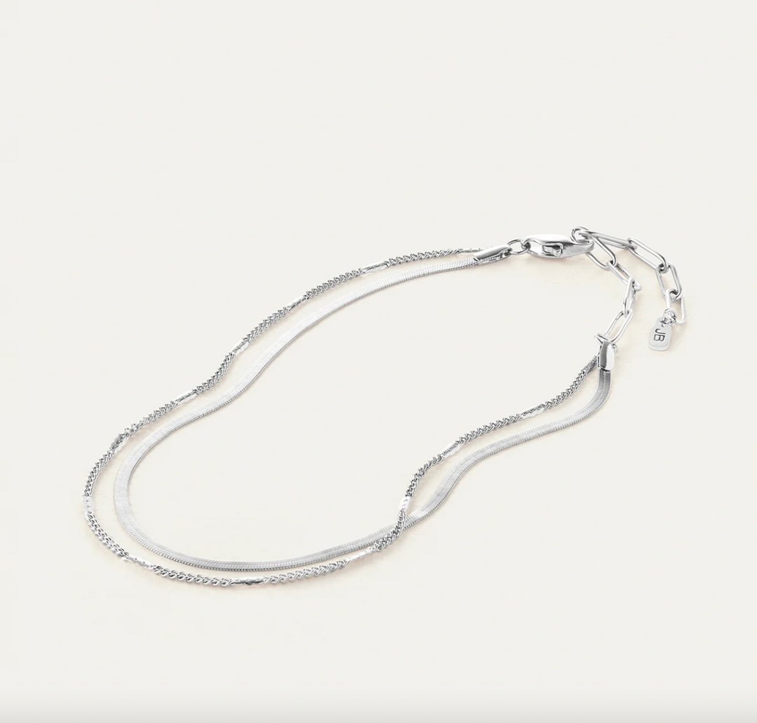 SOLD: Jenny Bird Silver Surfside Anklet (retail $98)