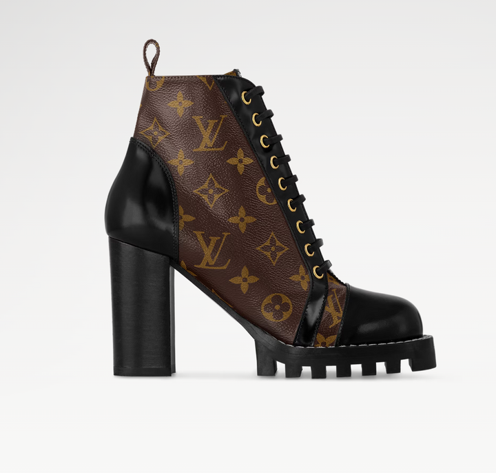 Louis Vuitton Star Trail Ankle Boots Monogram Canvas NWOT (38; retail $1,800)