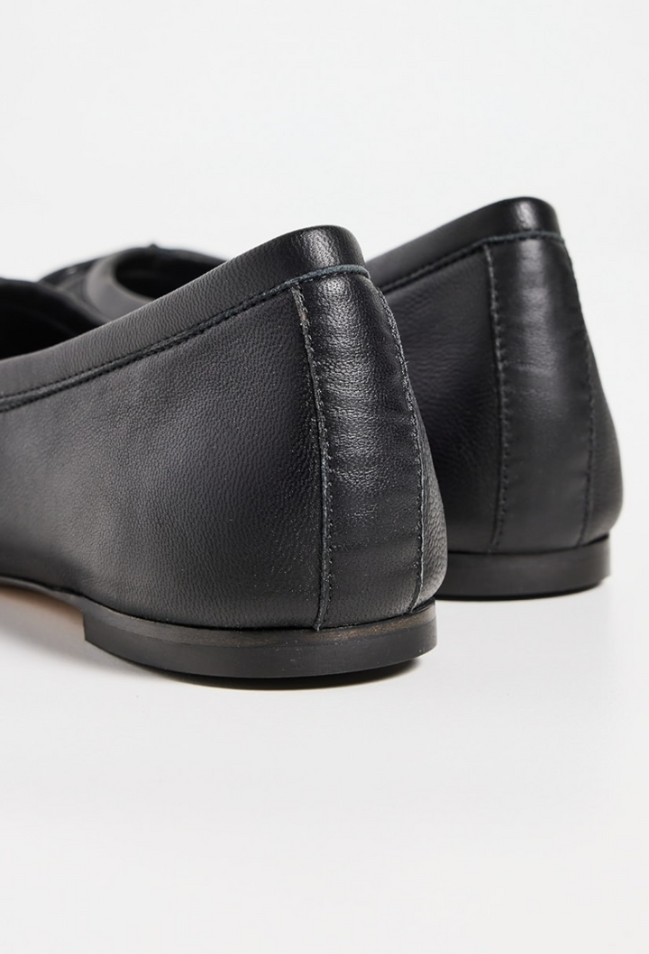 Jamie Haller The Ballet Slipper in Black Lambskin (38/ US 7.5-8.5; retail $505)