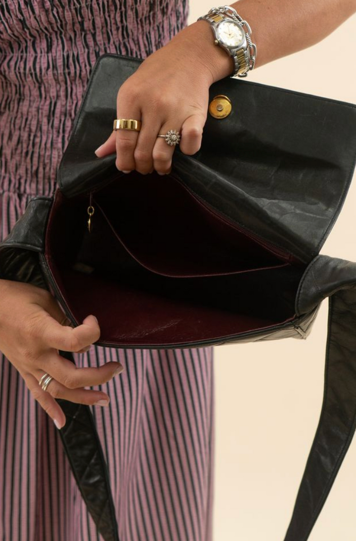 Chanel CC Quilted Lambskin Flap Bag (vintage)